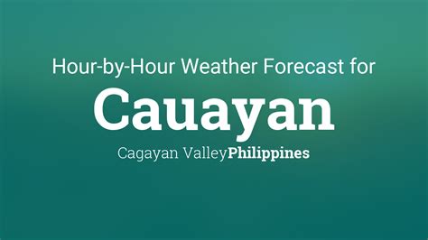 Cauayan City, Isabela, Philippines Hourly Weather .